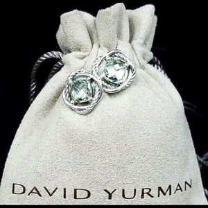 David Yurman Prasiolite Infinity Earrings